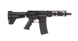ATI MILSPORT Forged Aluminum AR Pistol - Black | 5.56NATO | 7.5" Barrel | 7" M-LOK Rail | Breach Brace