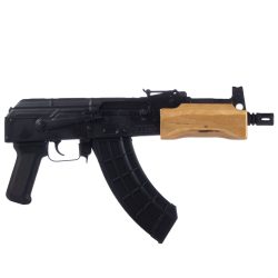 Century Arms Romanian Mini Draco Stamped AK-47 Pistol - Black | 7.62x39 |  7.75" Barrel | Wood Handguard